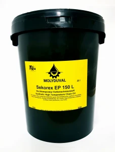 Molyduval Sekorex EP 150 L syntetyczny olej do łańcuchów wysokotemperaturowy 20 L